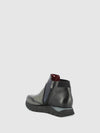 Botins com Fecho em Prateado
